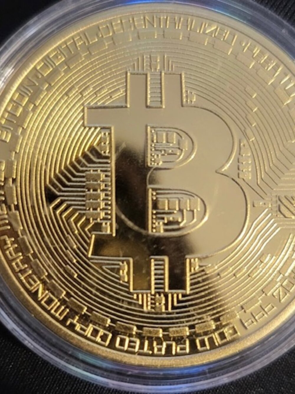 Metal Novelty Cryptocurrency Crypto Physical Commemorative Coin